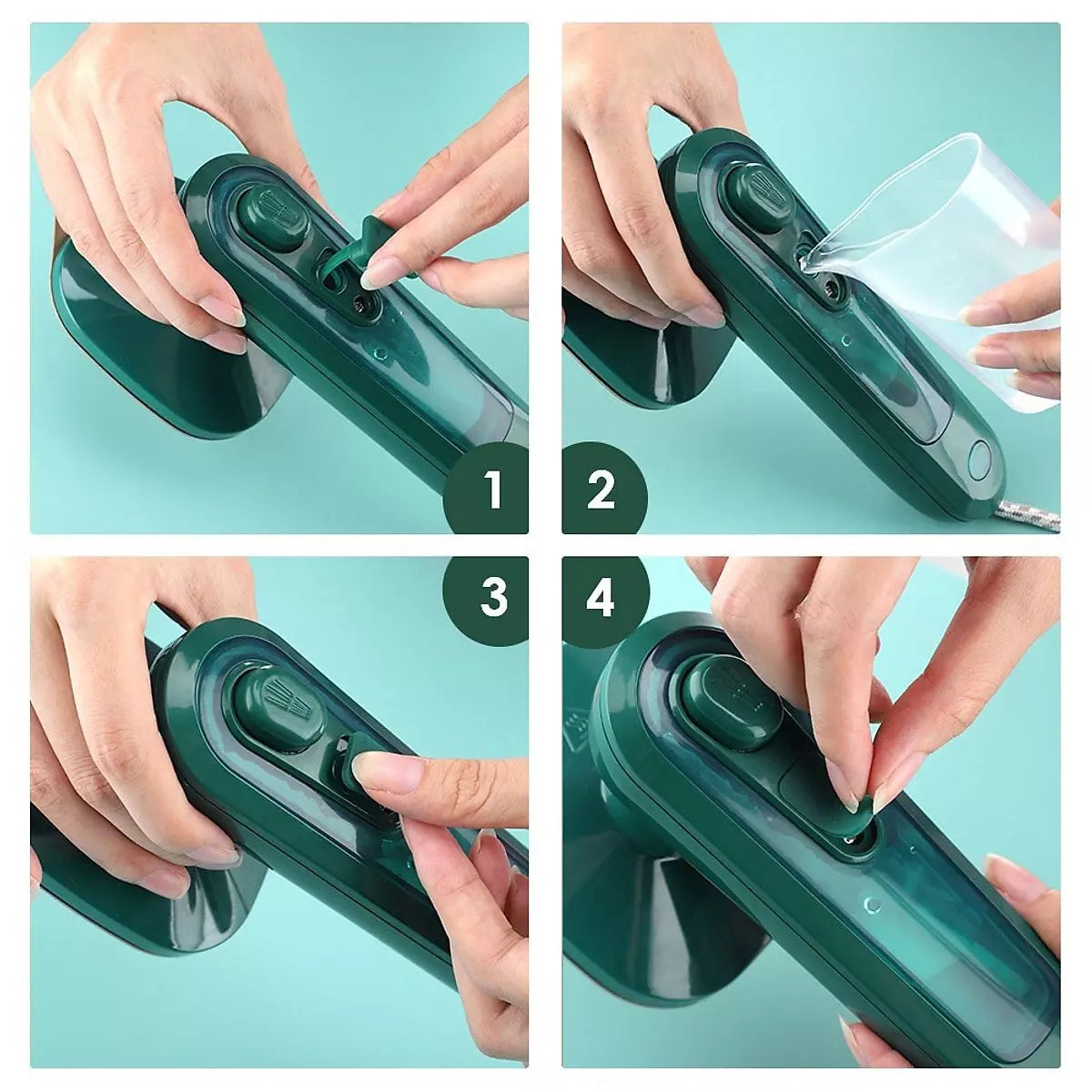 Mini Ferro de Passar a Vapor Portátil