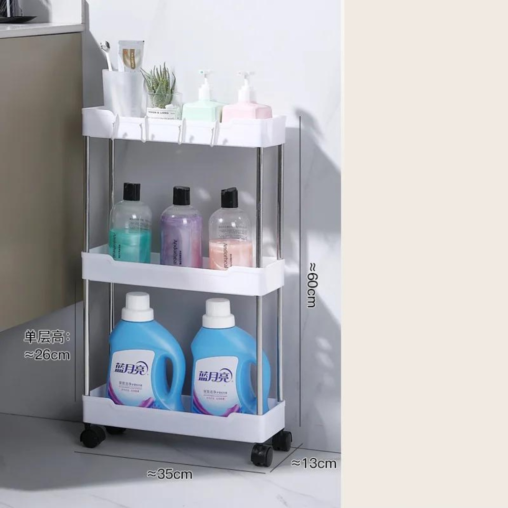 Prateleira Vertical de Armazenamento Multifuncional